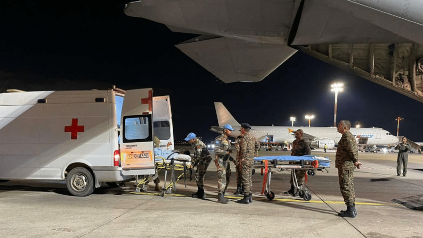 Indian Army medical team evacuates injured soldier from Israel