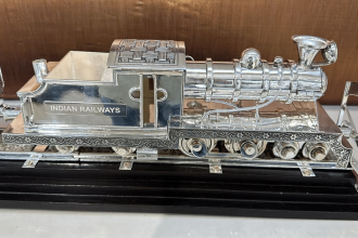 PM Modi gifts ancient silver train model to US President Joe Biden