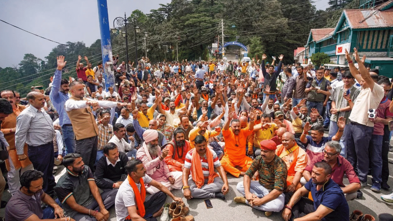 Sanjauli mosque row: Security beefed up in Shimla, Hindu organisations’ to protest Sanjauli mosque row: Security beefed up in Shimla, Hindu organisations’ to protest