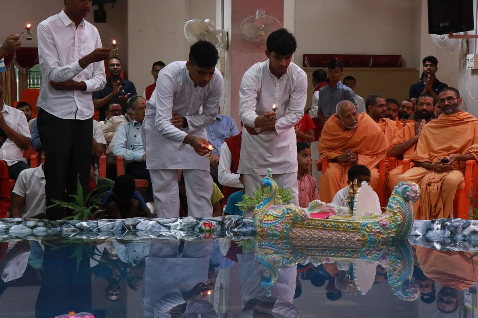 Jaljhulni Ekadashi celebrated with pomp and show at Akshardham Temple 2 WhatsApp Image 2024 09 14 at 1.45.42 PM