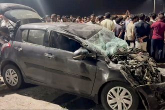 7, including 4 kids, killed as bus jumps divider, hits 3 vehicles in Gujarat