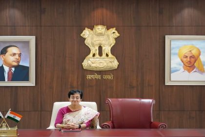‘Feeling like Bharat…’: Atishi takes charge as CM, leaves empty chair for Kejriwal