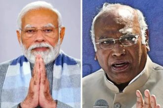 PM Modi inquires about Kharge’s health after he falls ill during J&K rally