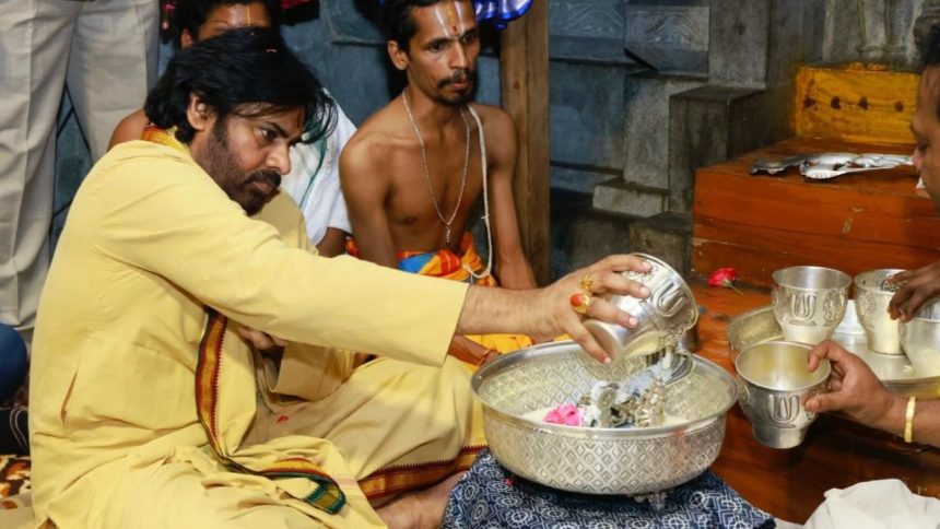 Pawan Kalyan begins 11-day ‘Prayaschittha Deeksha’ over Tirupati laddu row