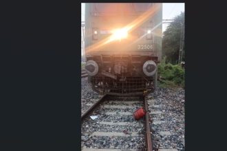 Another train accident averted after loco pilot applies brakes on time | Details