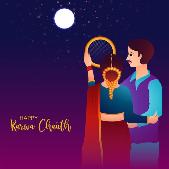 Happy Karwa Chauth images: Download free HD photos 11 Karwa Chauth images featuring husband and wife