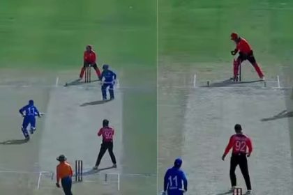 Comedy at its peak as AFG batter gets out after funny mix-up in Emerging Asia Cup