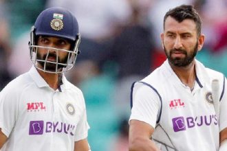 Pujara, Rahane trend on social media as India shot out for 156 in Pune Test