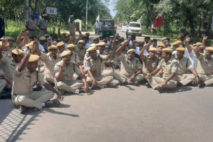 Battalion constables across Telangana protest, demand fair working hours