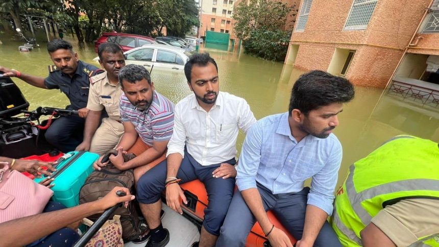 Bengaluru rainfall breaks 30-year record, schools closed, most areas flooded