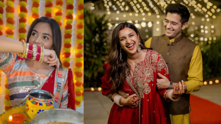 Captivating Karwa Chauth 2024 solo poses and poses for couples