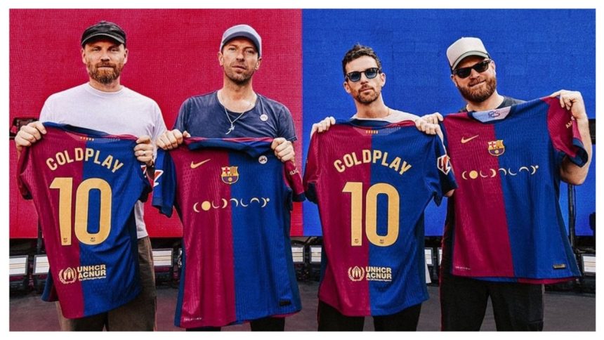 El Clasico: Barcelona unveil special Coldplay edition kits for Real Madrid clash 1 El Clasico: Barcelona unveil special Coldplay edition kits for Real Madrid clash