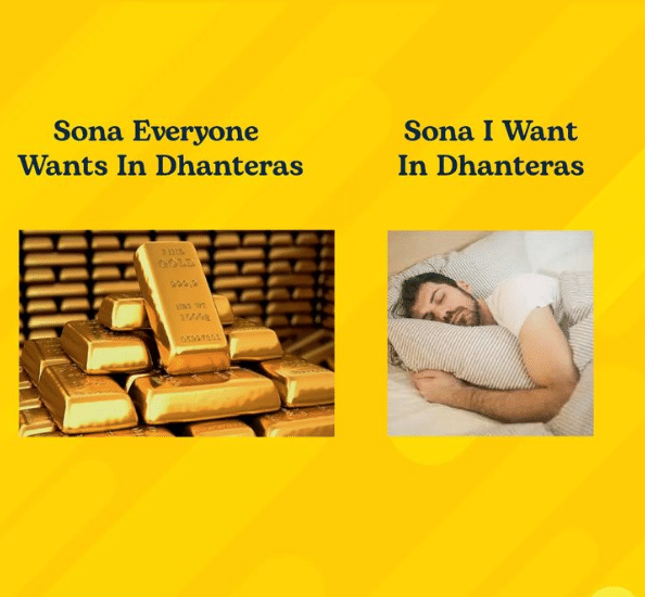 Dhanteras funny meme