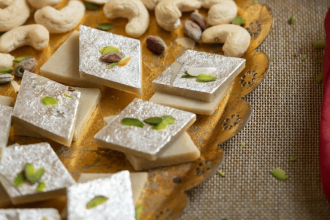 Kaju Katli recipe ingredients and steps: Prepare this popular Diwali mithai at home