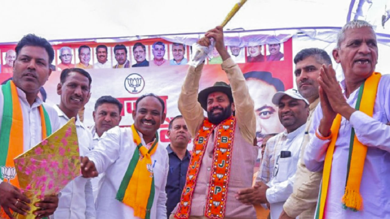 Early Trends in Haryana Election Vote Counting: BJP surges past majority with lead on 46 seats, Cong on 34
