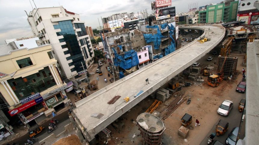 Hyderabad’s several flyover projects remain uncompleted due to fund shortage