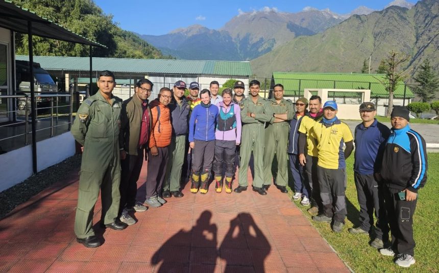Two stranded foreign mountaineers rescued after three-day ordeal in Uttarakhand