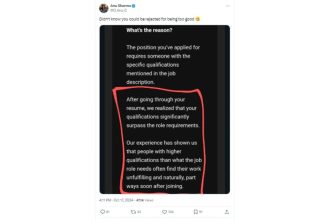 Google employee gets rejected for being too good for the job she applied for