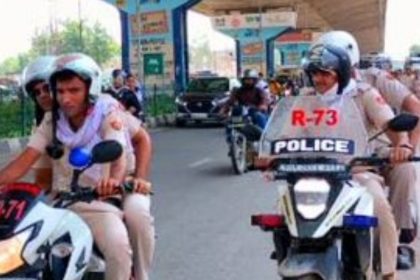 Gurugram police challans over 26.5k riders in 1 month; Helmetless riders top the list