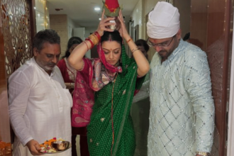 Hansika Motwani’s new beginnings! Actress stuns in green during Griha Pravesh