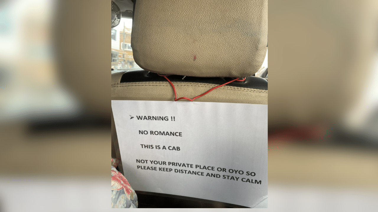 ‘No romance, not your private place’: Hyderabad cab driver’s warning goes viral ‘No romance, not your private place’: Hyderabad cab driver’s warning goes viral