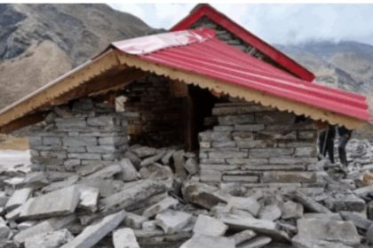 Unauthorized temple by self-styled godman on sacred glacial lake in Uttarakhand’ Bageshwar demolished