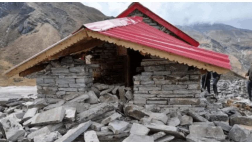 Unauthorized temple by self-styled godman on sacred glacial lake in Uttarakhand’ Bageshwar demolished