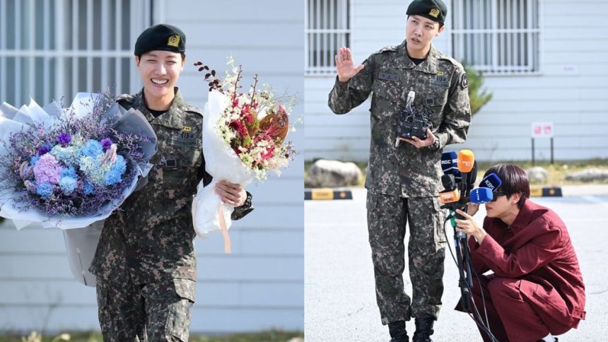 BTS’ J-Hope discharged from military; Jin greets him with open arms | WATCH