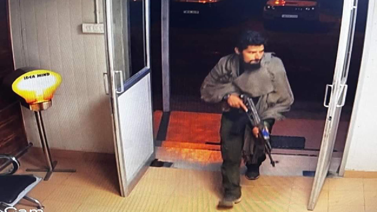 Ganderbal attack: CCTV footage shows terrorists armed with M4, AK-47 entering site