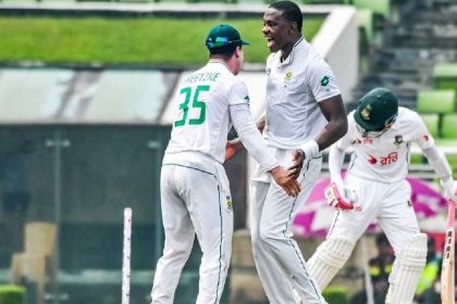 Kagiso Rabada bags five-wicket haul to leave Bangladesh reeling in Chattogram Test