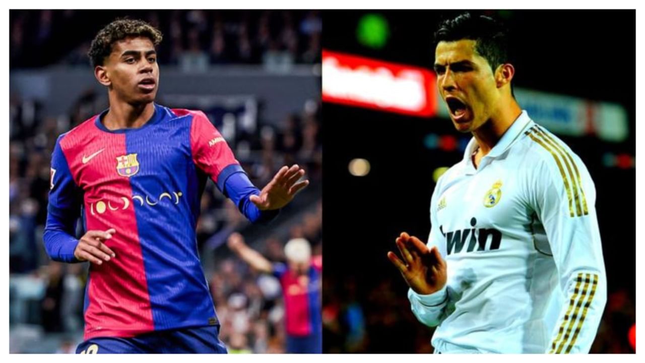 Yamal channels Ronaldo’s ‘Calma’ celebration after stunning goal in El Clasico: WATCH Yamal channels Ronaldo’s ‘Calma’ celebration after stunning goal in El Clasico: WATCH