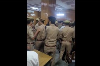 Lawyers thrashed by police in Ghaziabad court complex after argument with judge
