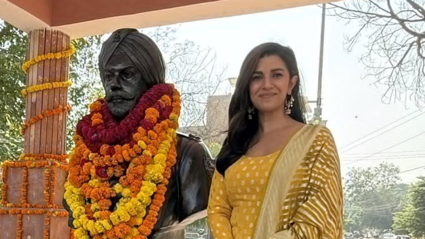 Nimrat Kaur inaugurates her late father Major Bhupender Singh’s war memorial