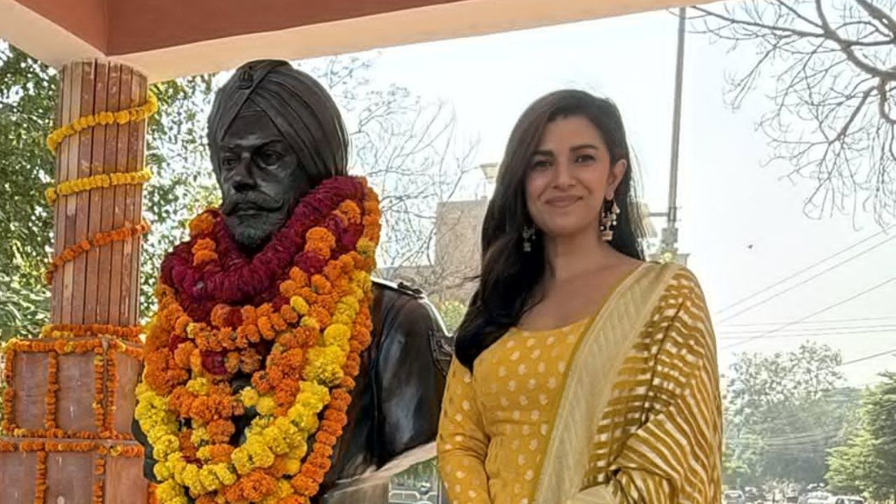 Nimrat Kaur inaugurates her late father Major Bhupender Singh’s war memorial