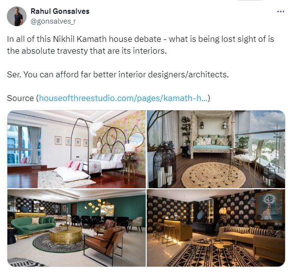 Pictures of Nikhil Kamath's old Bengaluru apartment goes viral.