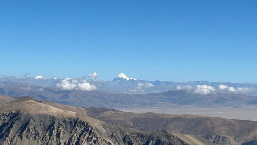 Pilgrims enjoy historic first glimpse of Mount Kailash from Indian soil | India News