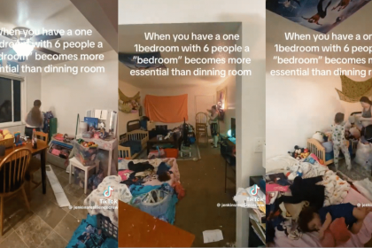 Pregnant TikTok mum shares life in one-bedroom flat with 6 kids, sparks debate