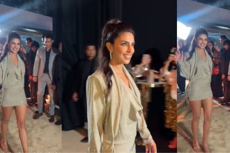 Priyanka Chopra brings glitz and glam in grey mini dress for Max Factor launch night!