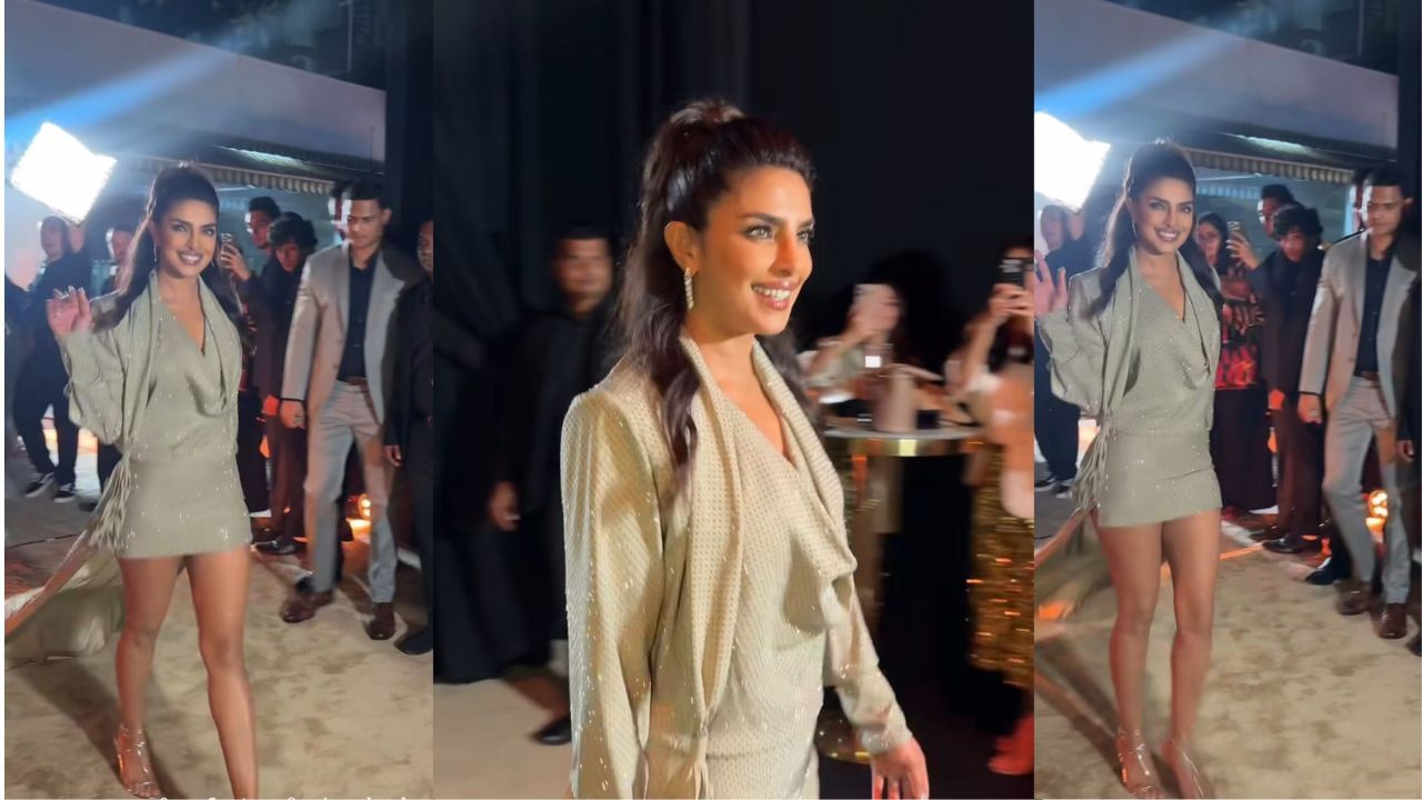 Priyanka Chopra brings glitz and glam in grey mini dress for Max Factor launch night! Priyanka Chopra brings glitz and glam in grey mini dress for Max Factor launch night!