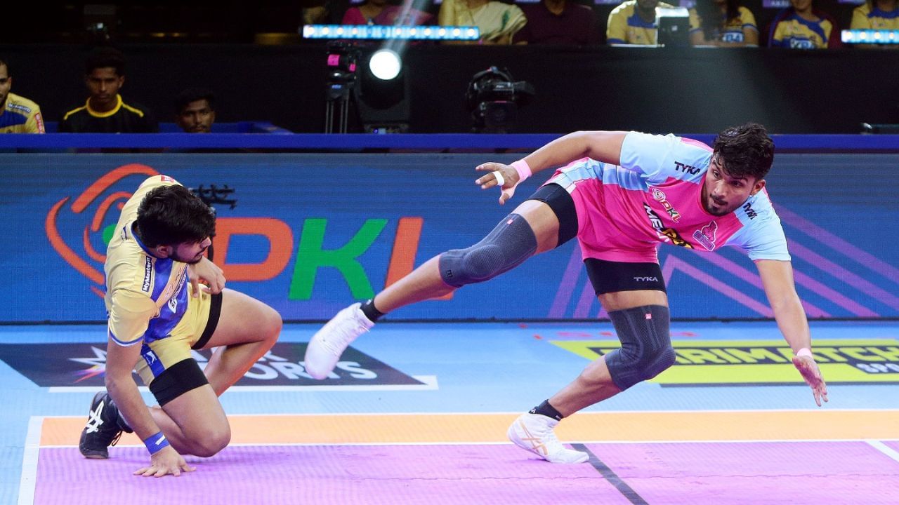 PKL Today Match: Panthers vs Thalaivas ends in a tie, UP Yoddhas beat Gujarat Giants PKL Today Match: Panthers vs Thalaivas ends in a tie, UP Yoddhas beat Gujarat Giants