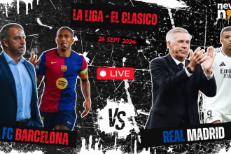 Real Madrid vs Barcelona LIVE SCORE, El Clasico: Top spot clash in La Liga