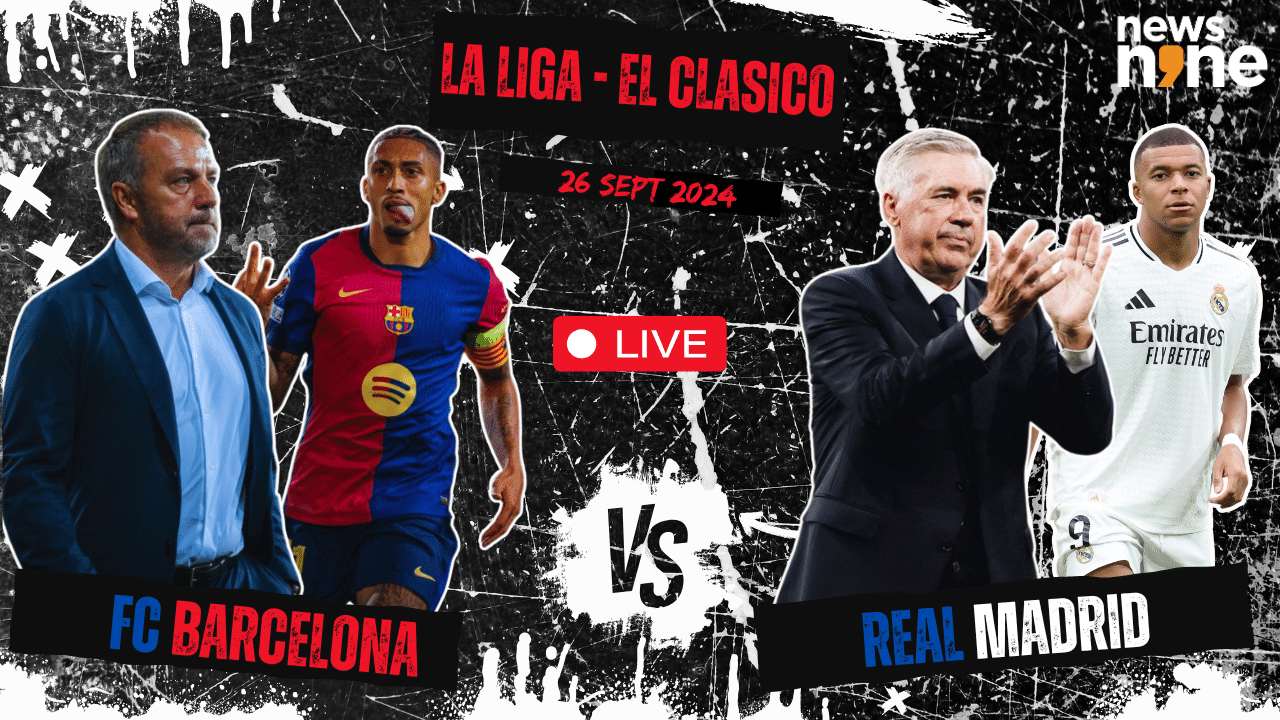 Real Madrid vs Barcelona LIVE SCORE, El Clasico: Top spot clash in La Liga Real Madrid vs Barcelona LIVE SCORE, El Clasico: Top spot clash in La Liga