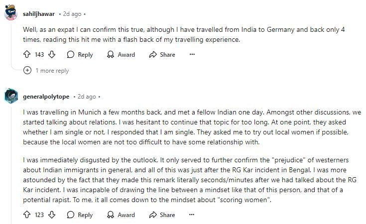 Redditors slammed Indians' lack of civic sense.