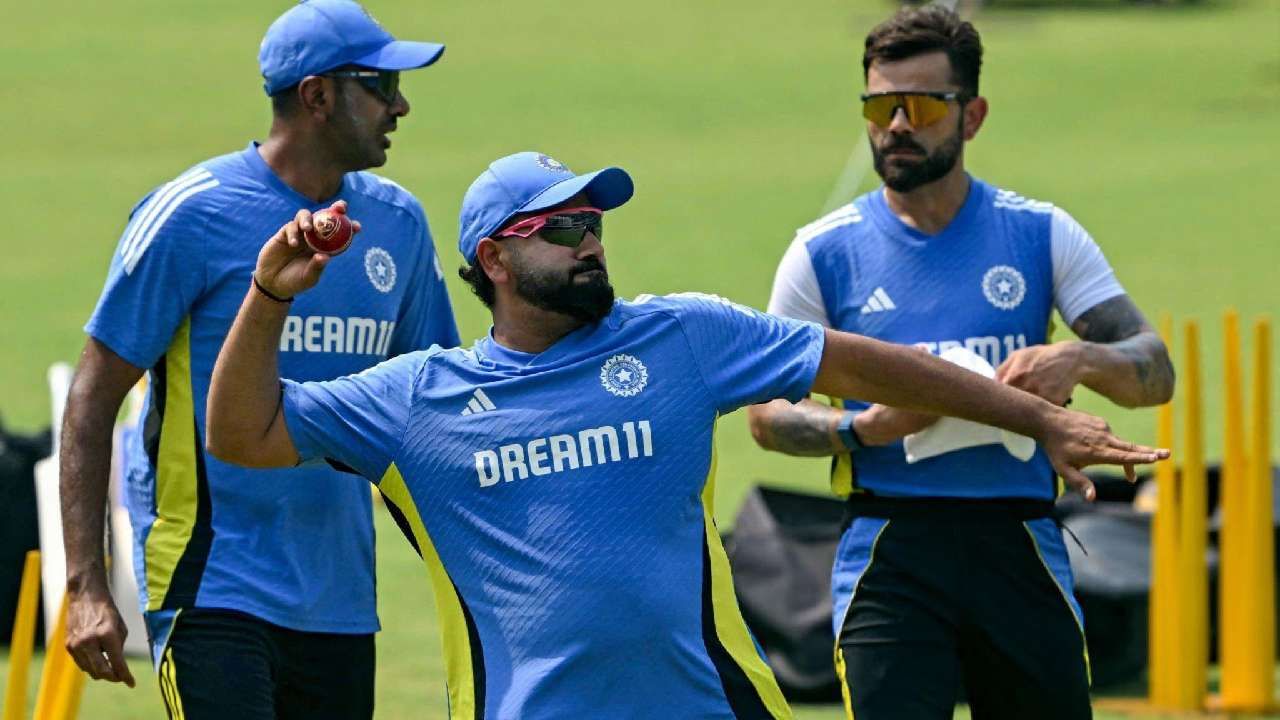 Team India practices at Wankhede stadium ahead of Test series finale vs New Zealand Team India practices at Wankhede stadium ahead of Test series finale vs New Zealand