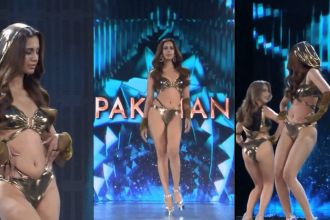 Pak model walks ramp in bikini at beauty pageant, deletes video after backlash