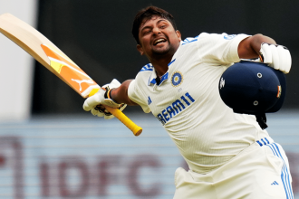 Sarfaraz Khan stands tall, slams maiden Test ton against New Zealand in Bengaluru