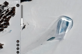 Secret underground bunker in Antarctica? Google Maps image sparks wild theories