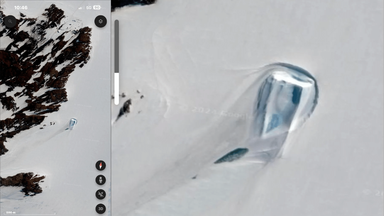 Secret underground bunker in Antarctica? Google Maps image sparks wild theories Secret underground bunker in Antarctica? Google Maps image sparks wild theories