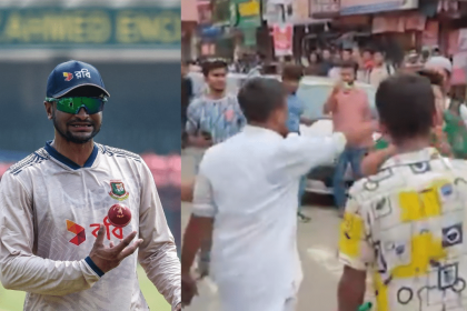 Shakib Al Hasan’s fans attacked amid protests before SA vs BAN 1st Test – WATCH