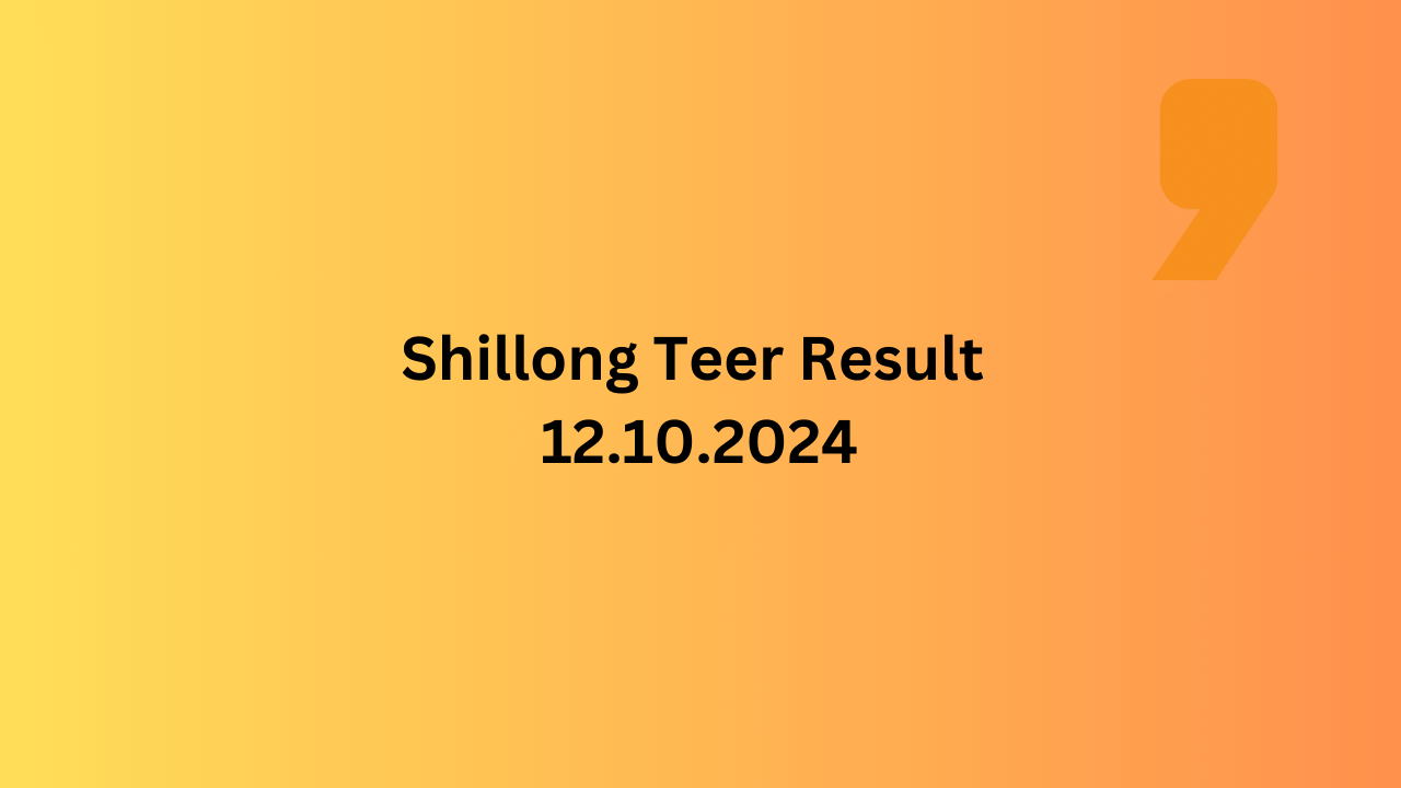 Shillong Teer Result TODAY, October 12: 1st and 2nd Round Saturday Lottery Result Shillong Teer Result TODAY, October 12: 1st and 2nd Round Saturday Lottery Result
